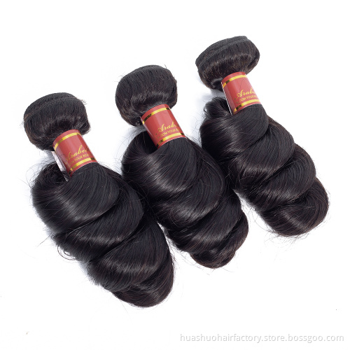 Unprocessed Raw Cuticle Aligned Brazilian Virgin Remy Loose Wave Hair Weave Bundles